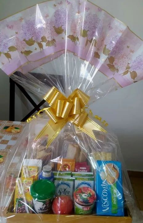 Cesta de café da manhã romântica - Foto 3