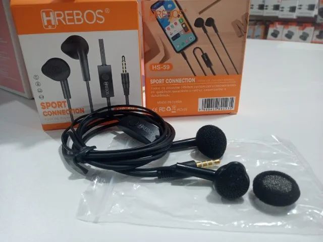 Fone de Ouvido Com Microfone da Hrebos HS- 59 Original - Foto 5