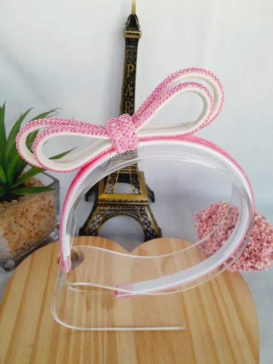 TIARA DE CABELO COM LAÇO EM STRASS - 3 PEÇAS  - Foto 3