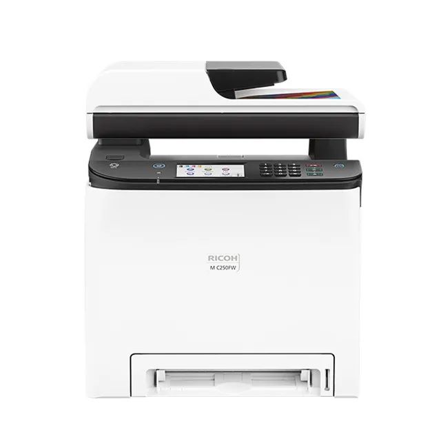 impressora multifuncao laser color richo mc251 fw   26PPM  zero 