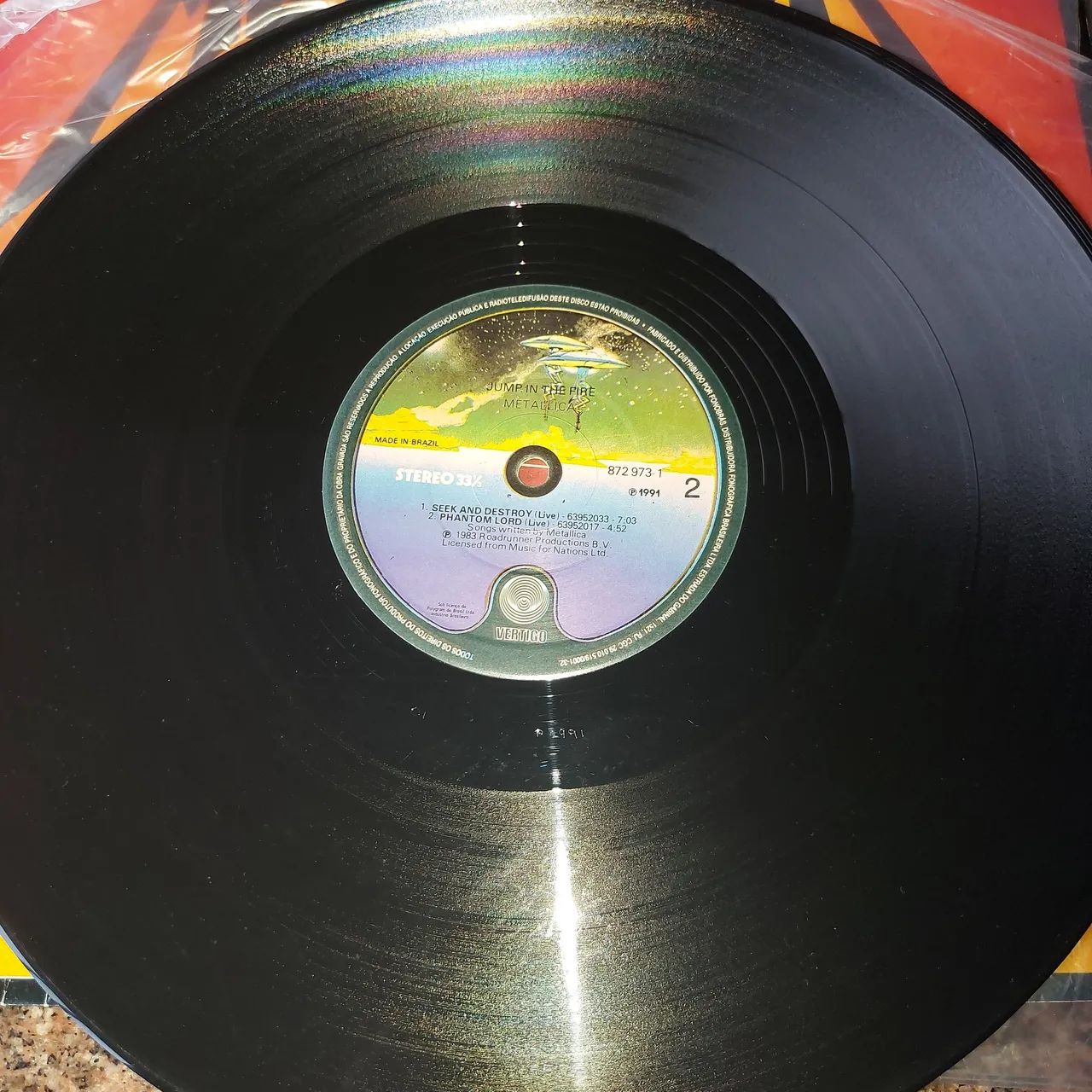 LP Metallica - Jump In The Fire, 1° nacional impecável! - Foto 3