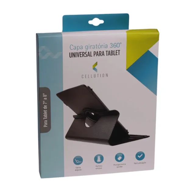 Capa Giratória Universal para Tablet 7 a 8 polegadas - Cellution  cod: 3082
