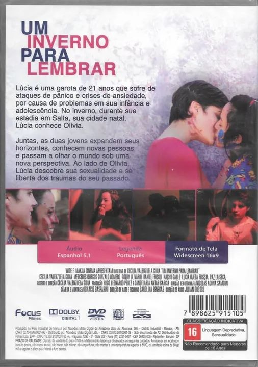 DVD: Um inverno para lembrar (El color de un invierno) filme de drama argentino (leg.) - Foto 2