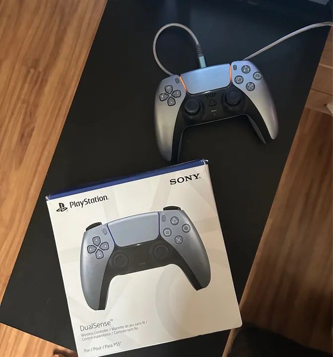 Controle Ps5 Prata Na caixa com Garantja