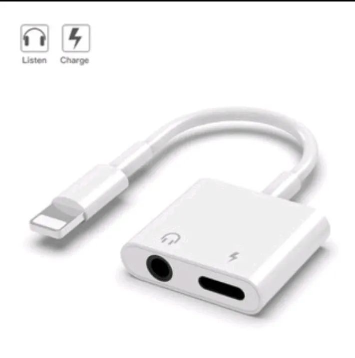 Adaptador para  Iphone Lightning 2 Em 1, Com Função De Chamada, carregamento e Aúdio. - Foto 5