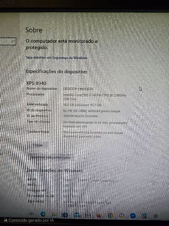 Dell XPS 8940 I7 com RTX 3060 NVIDEA - Foto 5