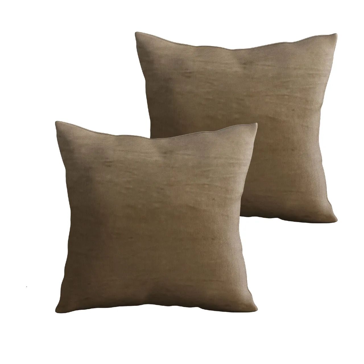 Kit 10 Capa de almofadas decorativas de luxo atacado 45x45 modernas conjunto marrom - Foto 5