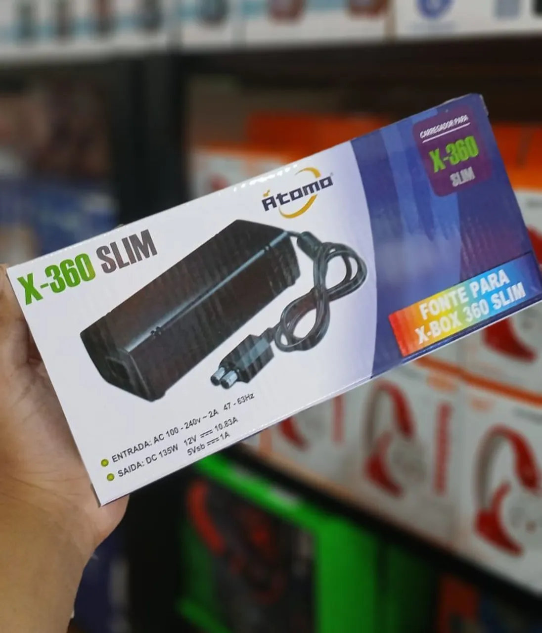 Fonte Carregador X-360 Slim e 360 E