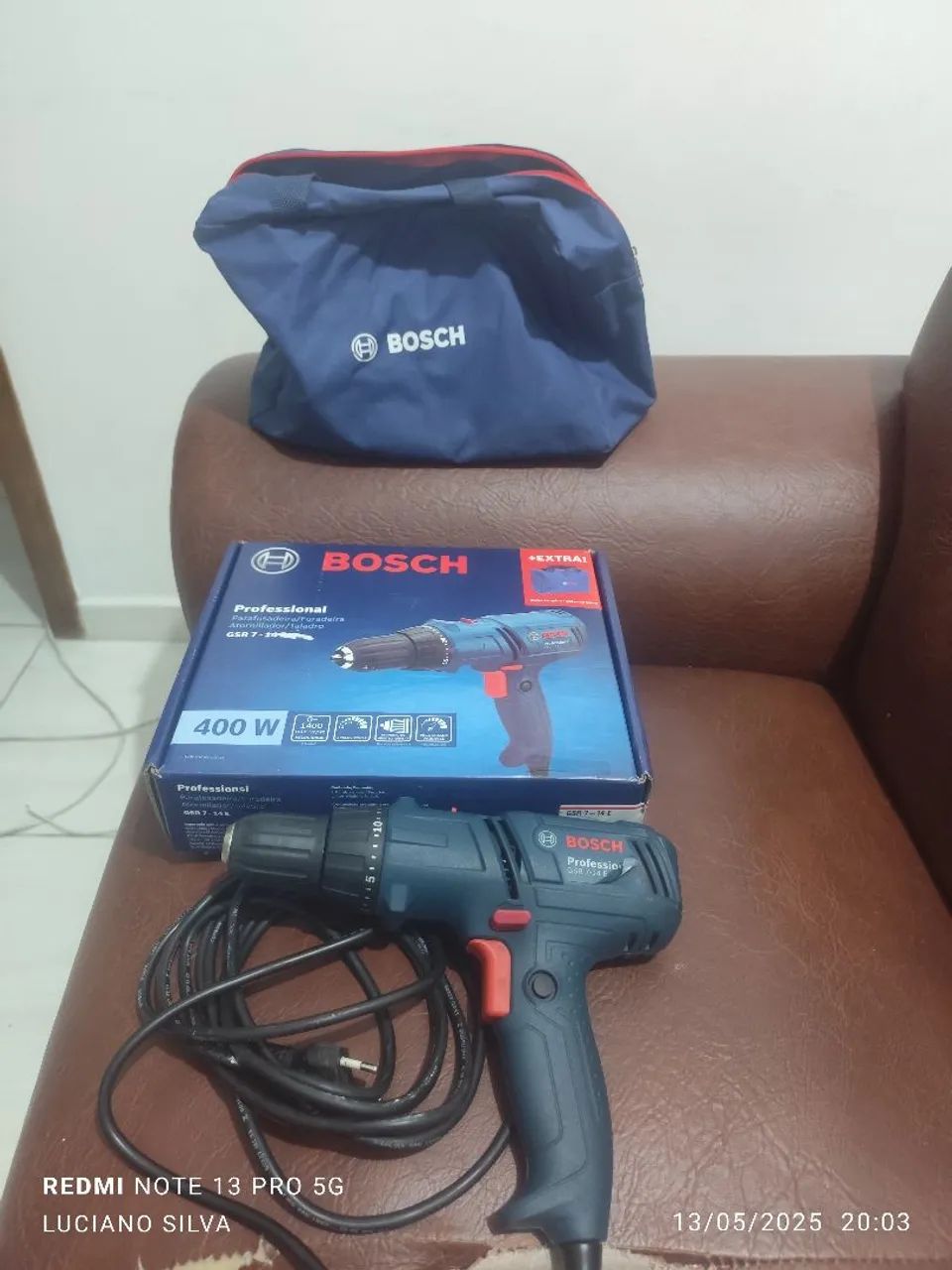 Parafusadeira/Furadeira Bosch GSR 7-14 Professional 400W