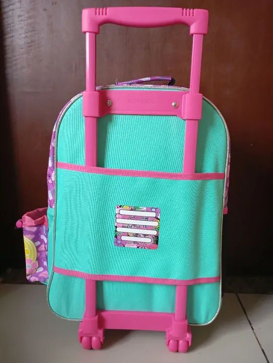 Mochila de Rodinhas Flamingo Grande Nova  - Foto 4