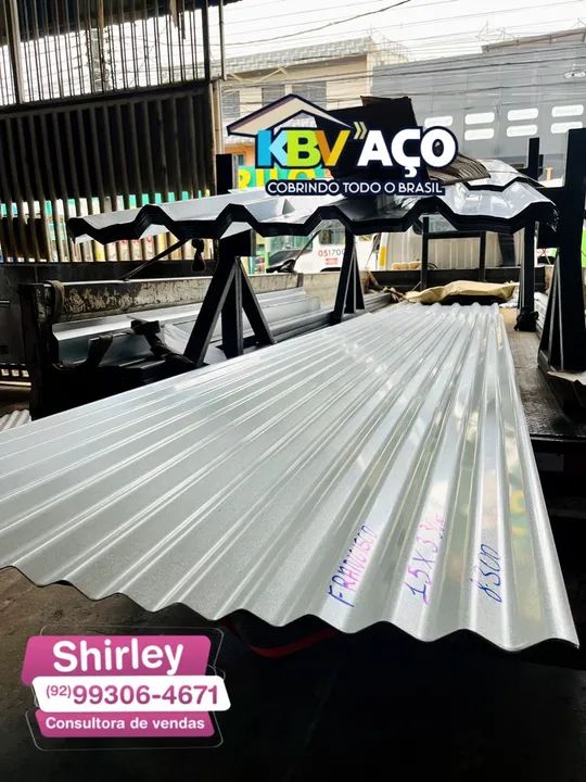 TELHAS ONDULADAS GALVALUME - Foto 2