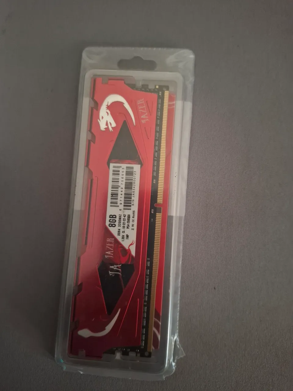 Memória RAM JAZER 8GB DDR4 3200MHz
