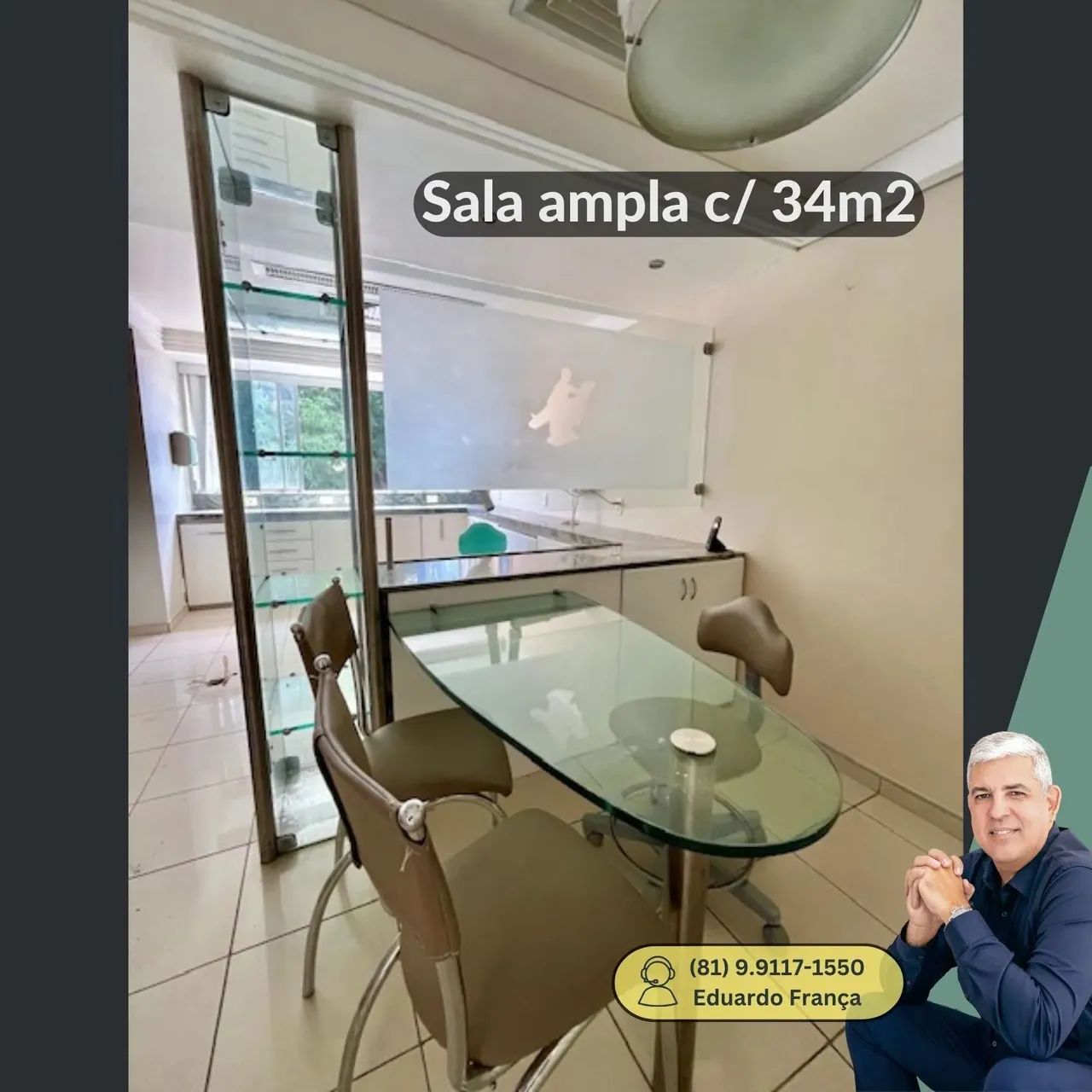 Vendo linda Sala consultório médico odontológico, 34m2 estacionamento privativo e grátis p - Foto 10