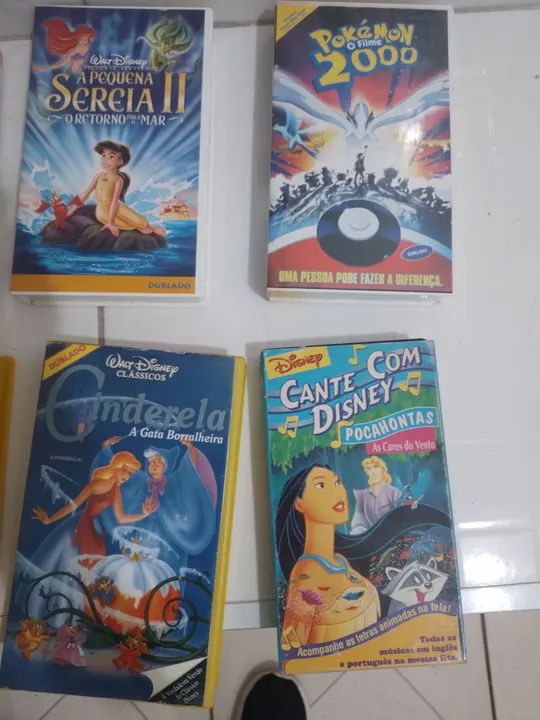 Lote de 10 fitas VHS Disney e outros - Foto 5