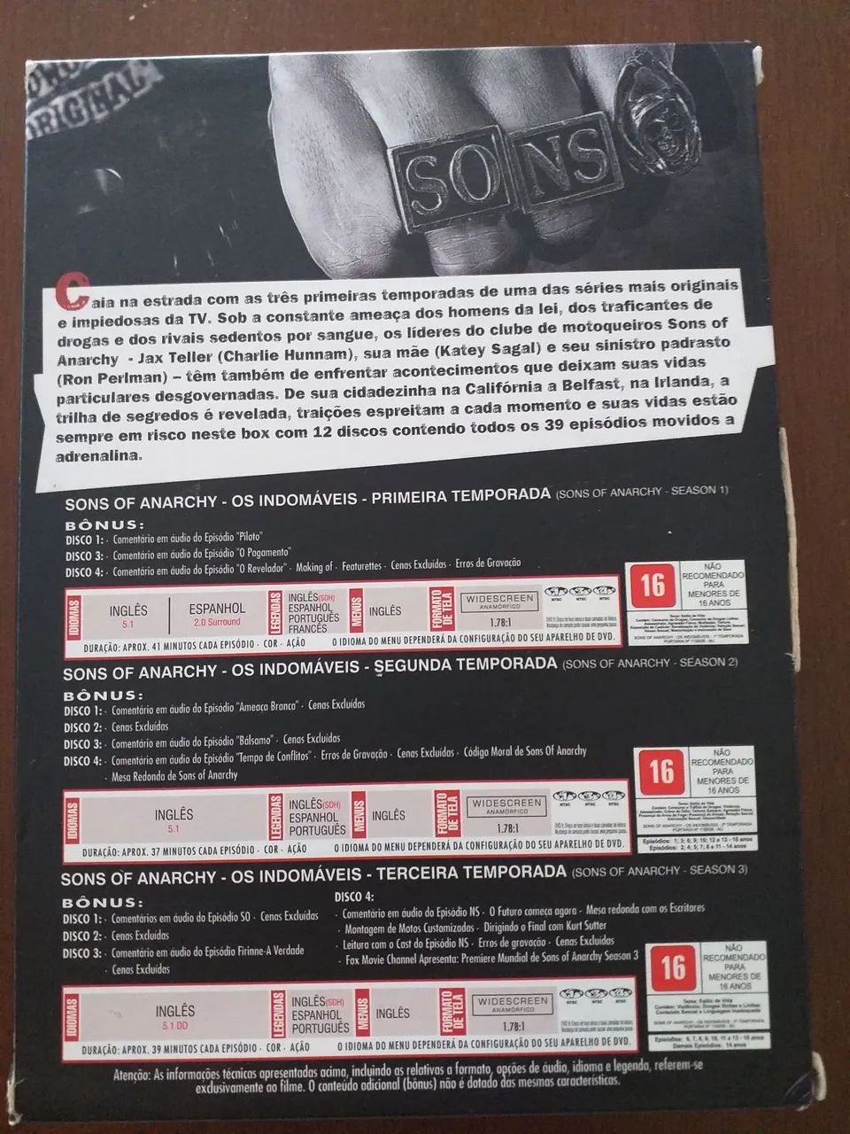 Filhos da Anarquia  - Coleção Temporadas 1-3 - Foto 5