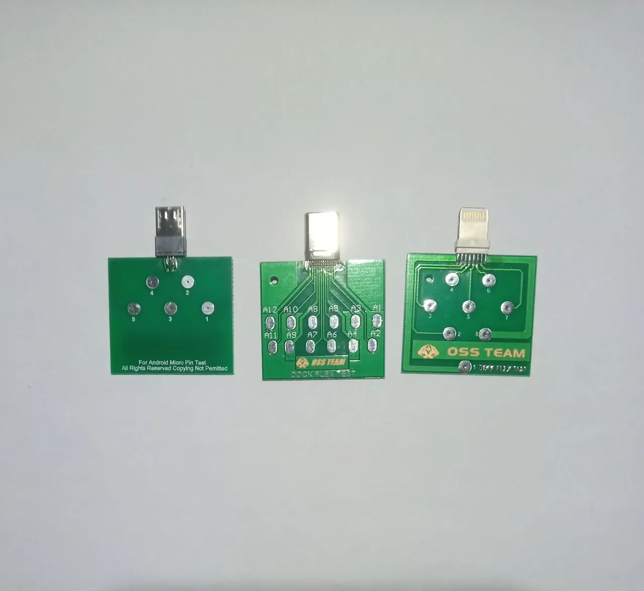 03 Placas Dock Flex Tester (Micro/Tipo C e Iphone) - Foto 3
