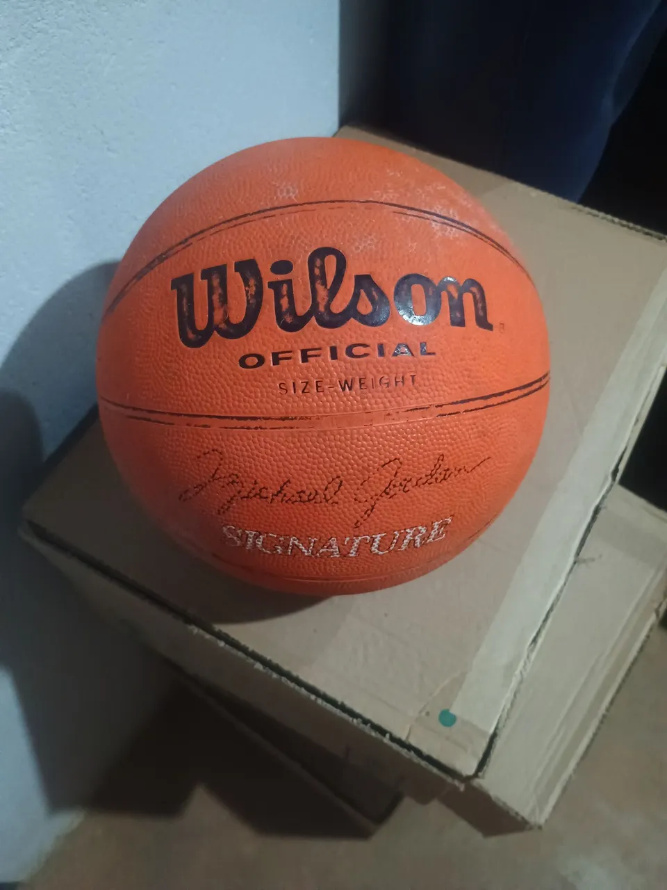 Bola de Basquete Wilson Oficial Michael Jordan - Autografada