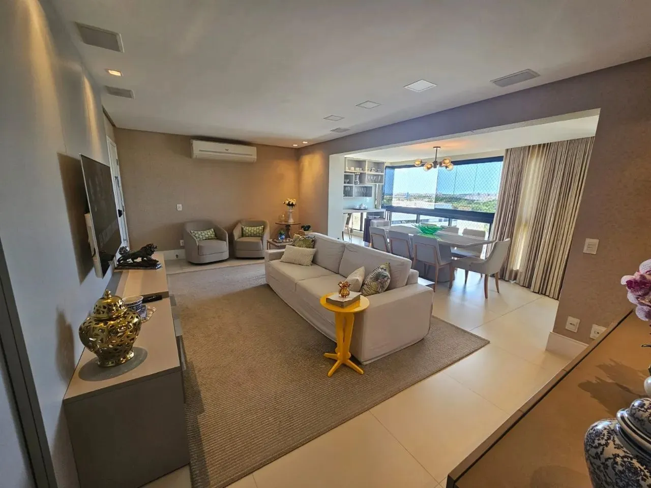 Apartamento para venda ou locação no alphaville 1 com 3 quartos mobiliado no garden ville
