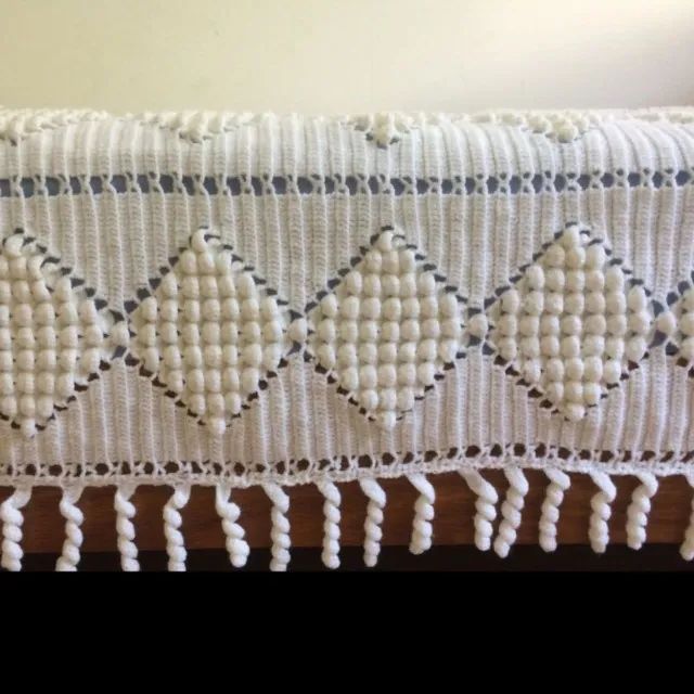 Colcha de solteiro em crochê - Foto 4