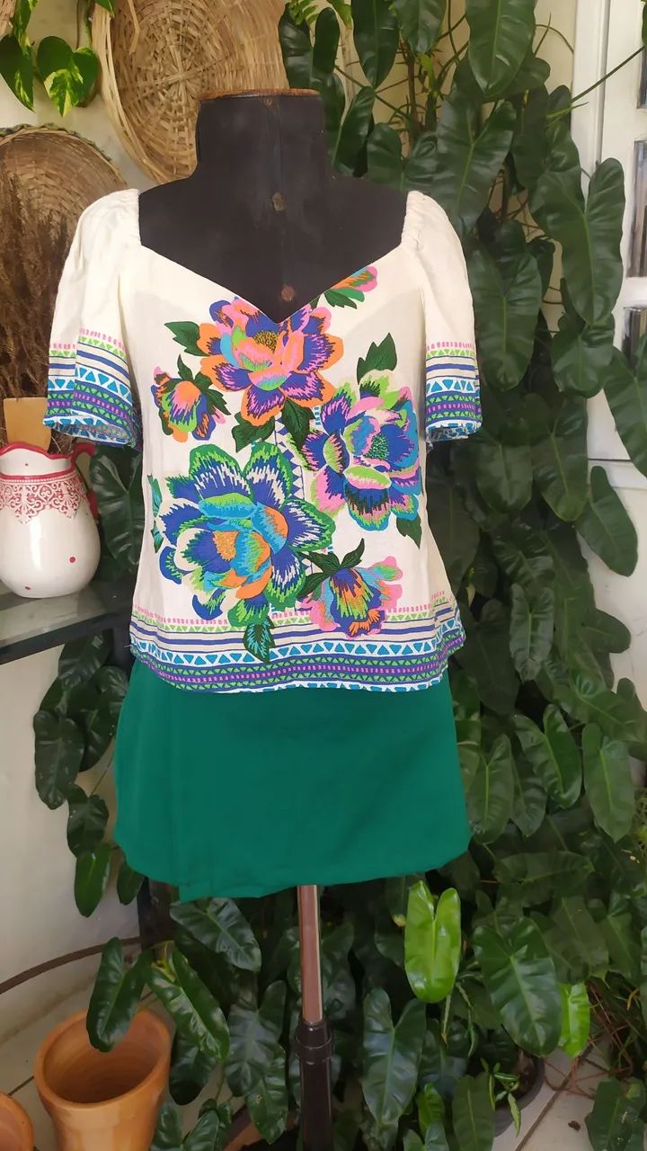 Blusa estilo bata BLUE streel 