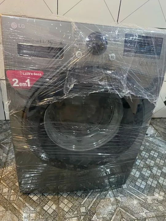 Lava e seca de inox LG 8.5 kg 