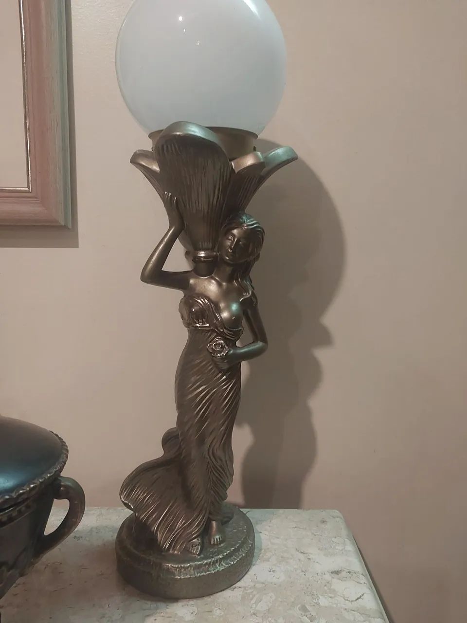 Conjunto de abajour e peças decorativas - Foto 4