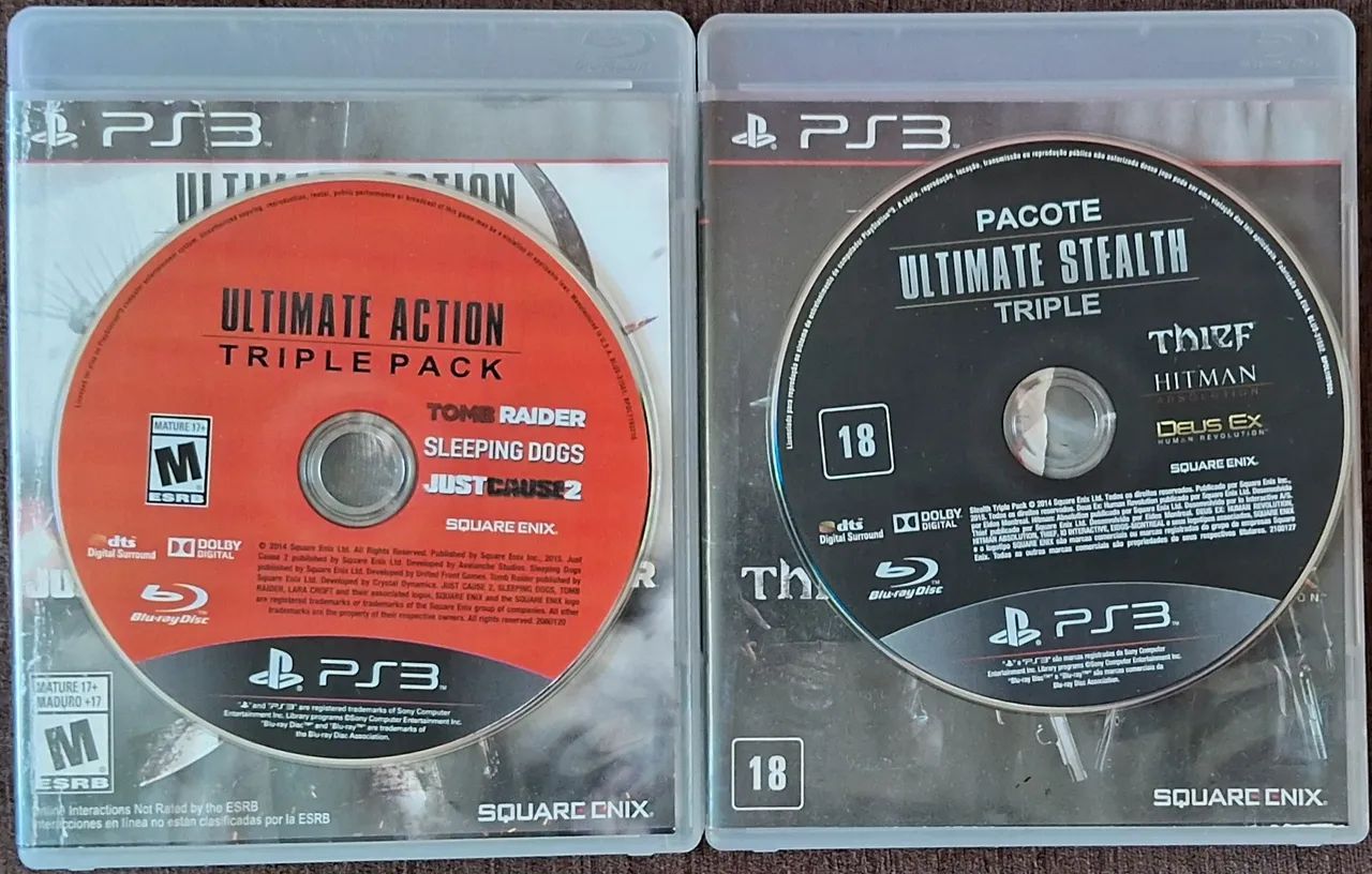 Pacote Ultimate Stealth Triple e Pacote Ultimate Action Triple Pack PS3 - Foto 2