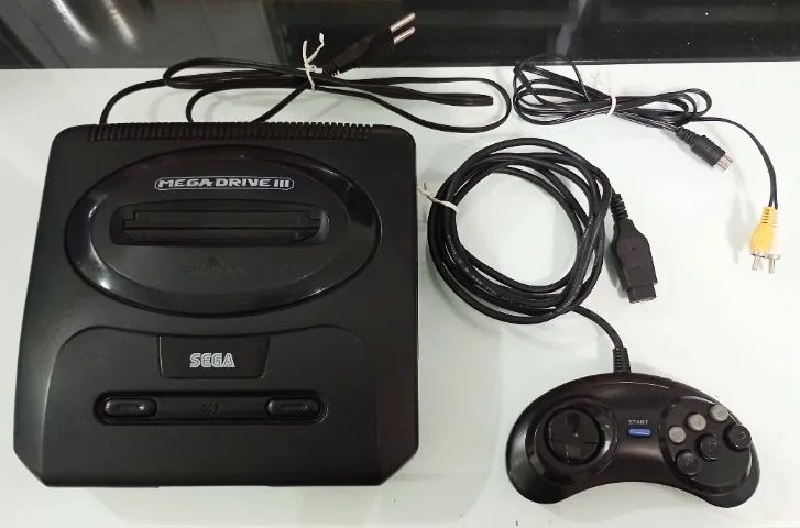 Mega Drive 3 Completo com Cabos + 1 Controle + 15 Jogos Sonic Etc "Possui Detalhe"Pergunte - Foto 2