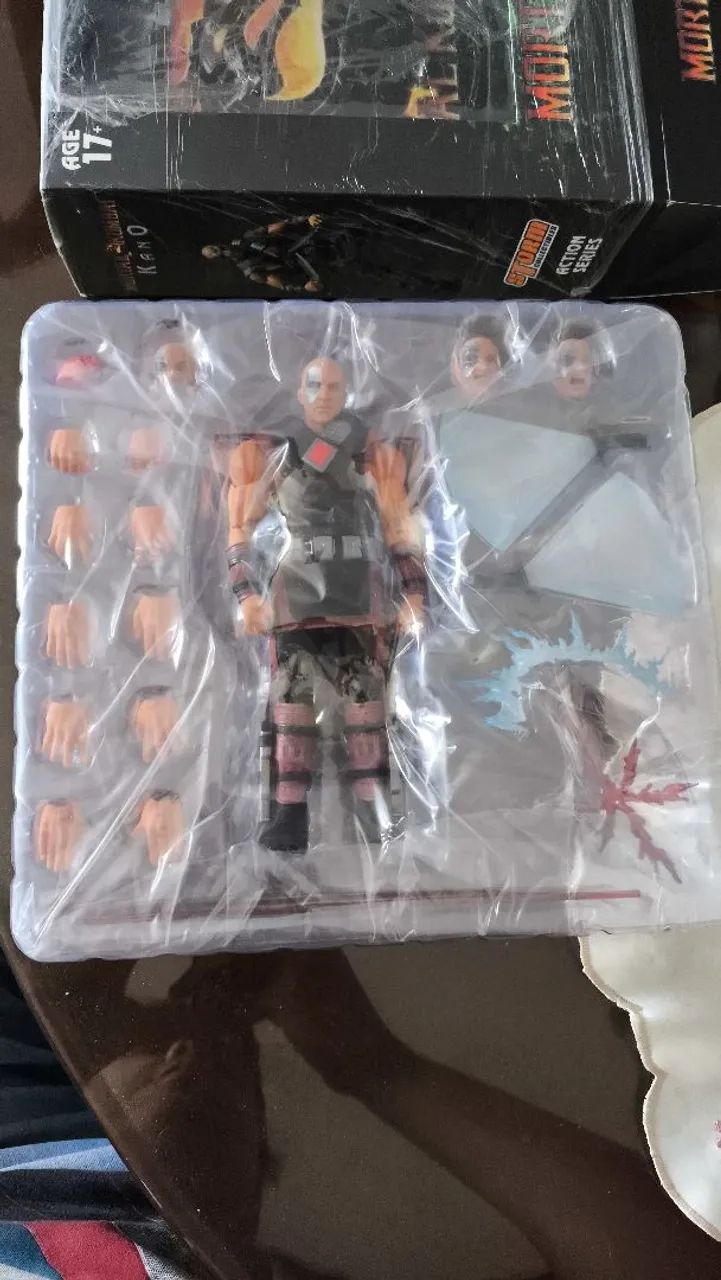 Boneco de ação Kano Storm Collectibles Mortal Kombat  - Foto 3