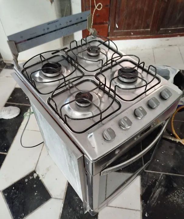 Fogão Brastemp inox