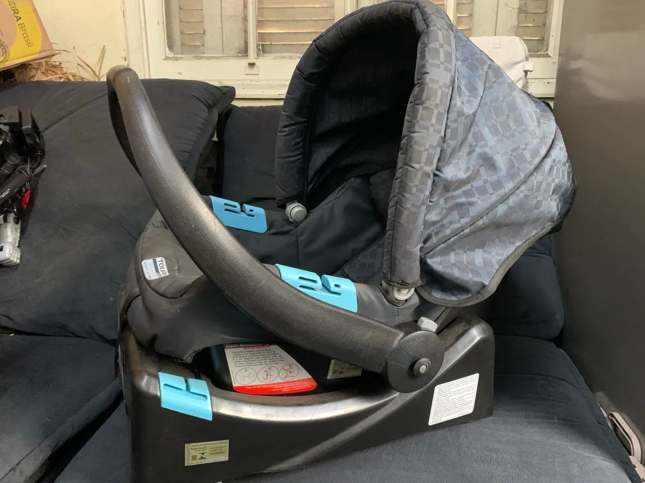 Conjunto Bebê Conforto Touring X E Base Preto - Burigotto   - Foto 3