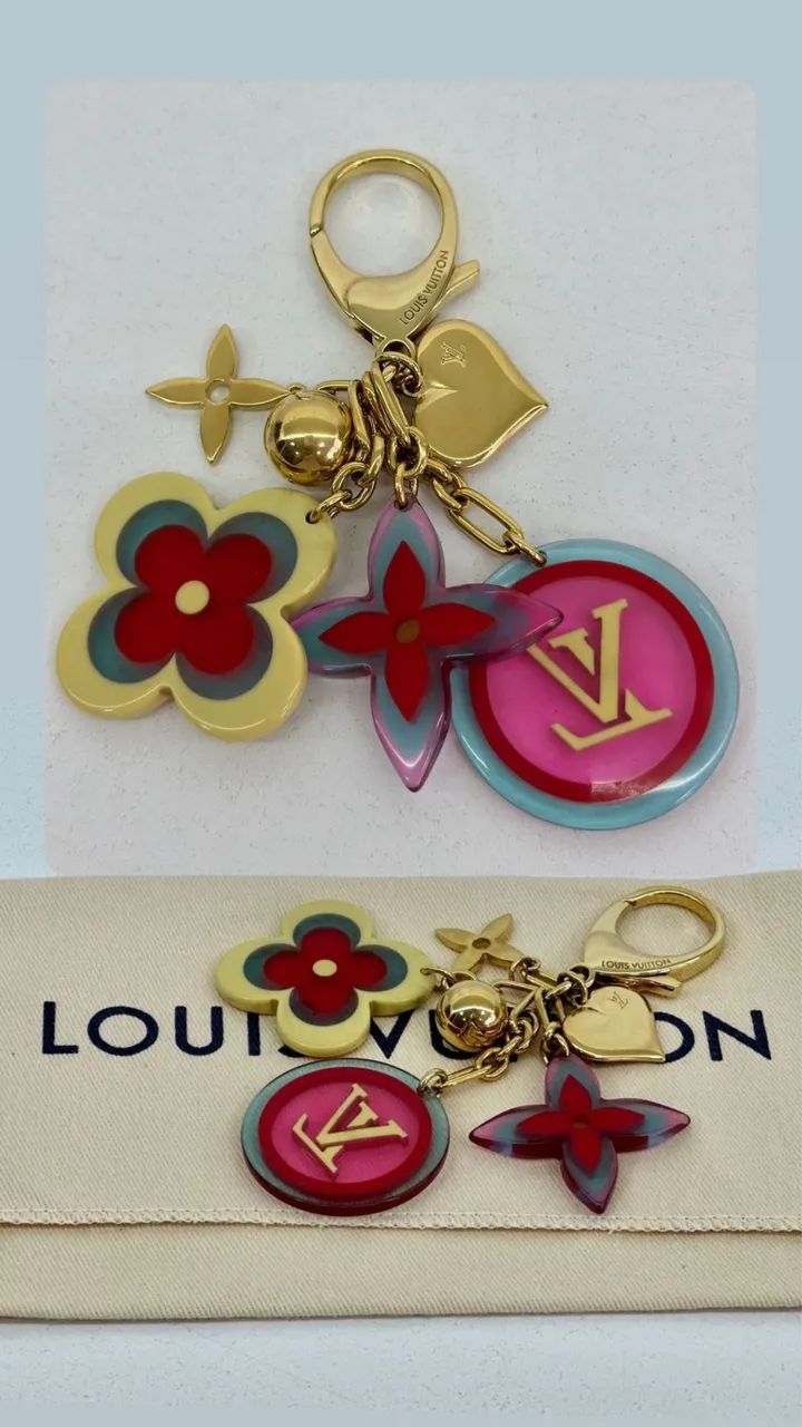 Vendo Charm de Bolsa e Chaveiro Louis Vuitton Original  - Foto 2