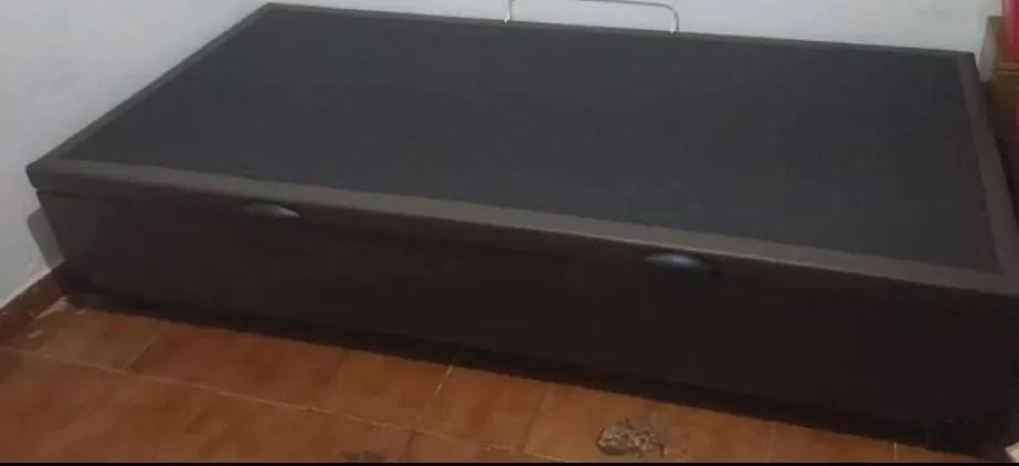 Cama Box com Baú Solteiro, Blindada nas laterais, cartão 12x! - Foto 2