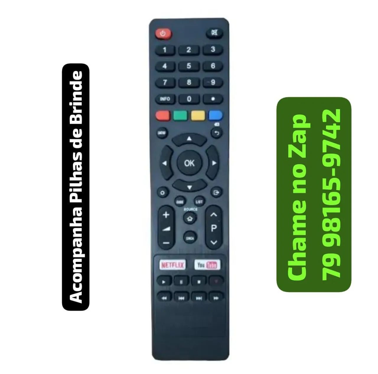 Controle Remoto Smart Tv 4k Philco Britania - Novo - Foto 4