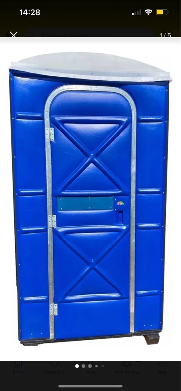 Banheiro Químico Portátil Azul