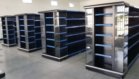 Gôndolas porta pallets , check-outs Expositores para Comércio - Linha Completa