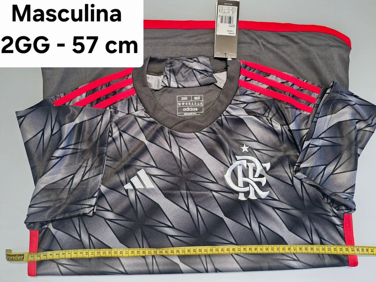 Camisa Flamengo masculina  - tamanho 2GG.