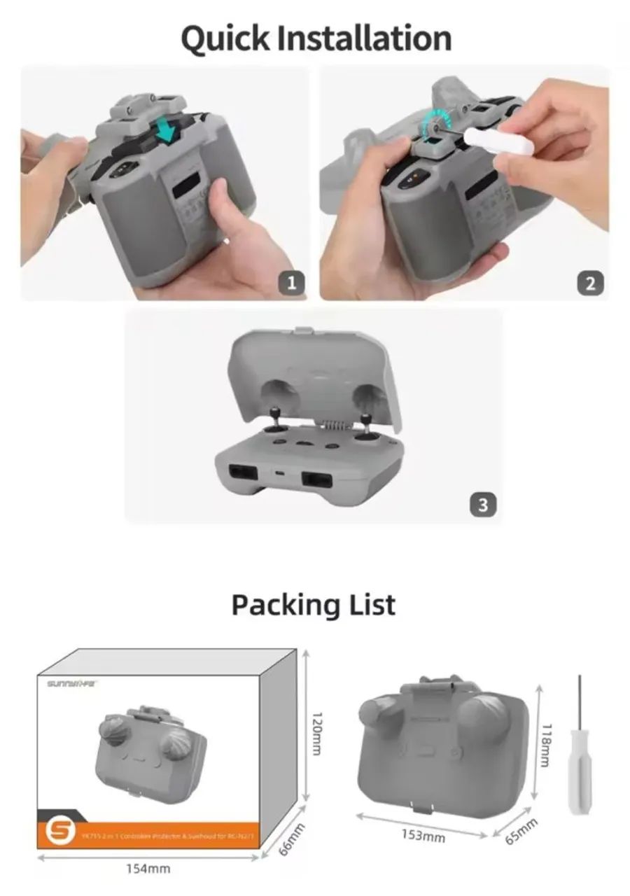 Protetor de Controle Remoto para Drone DJI Mini 2/3 - Foto 5