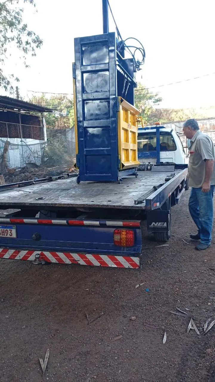 Prensa enfardadeira hidráulica fardos 250kg - Foto 3