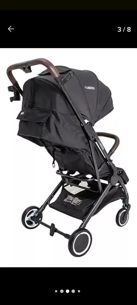 Carrinho Dobrável E bebê conforto Kiddo - Foto 3