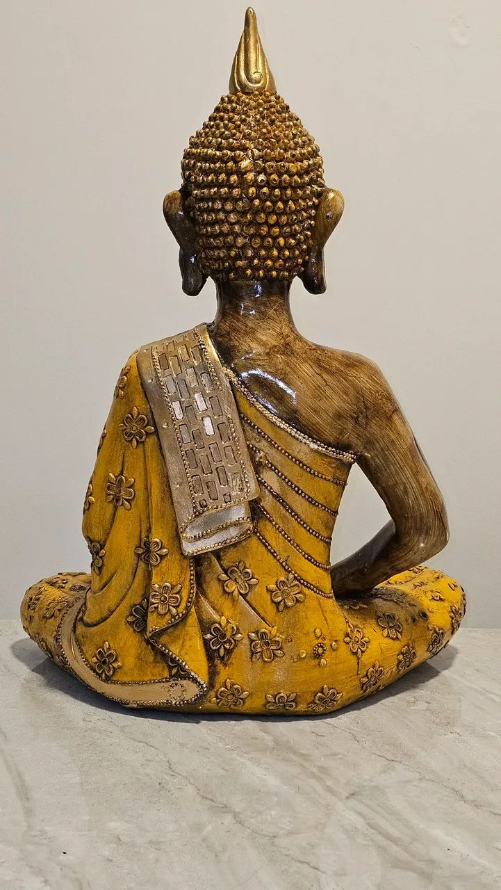 Estátua de Buda Tailandês - 60cm - Detalhes Ricos e Elegância Intemporal - Foto 2