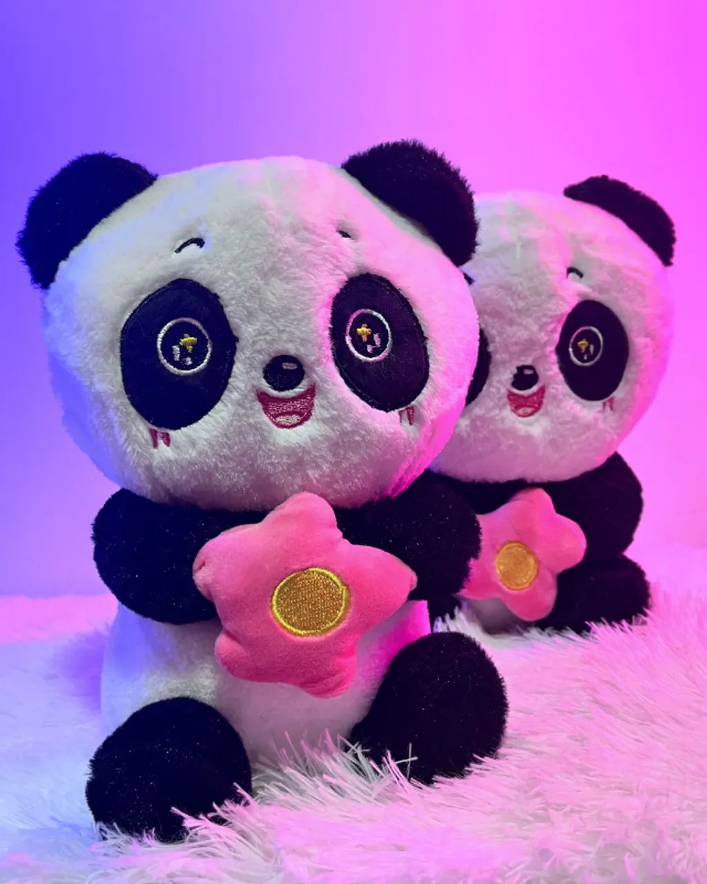 Pelúcia Panda Flor - 26cm