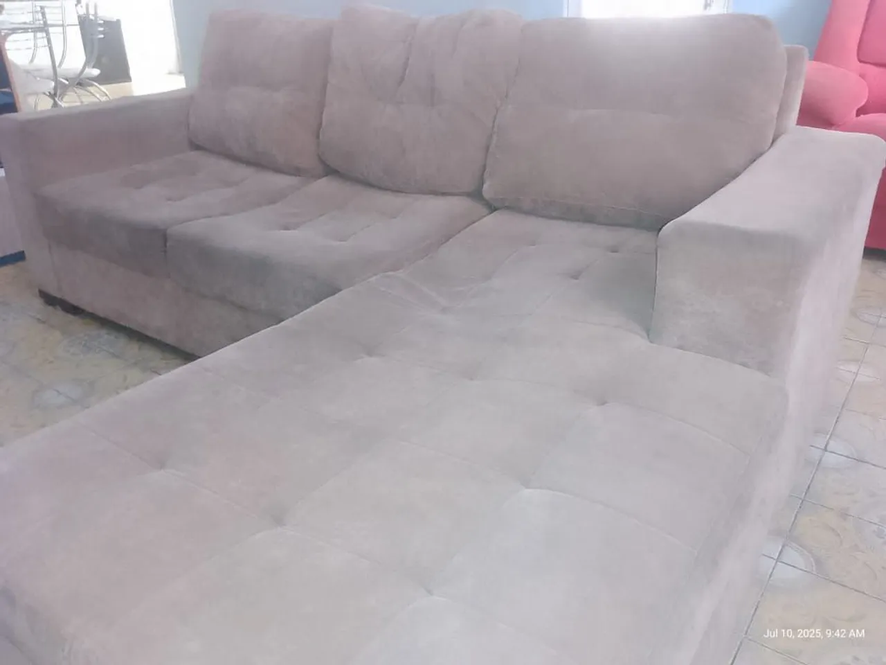 Sofá Chaise em ótimo estado