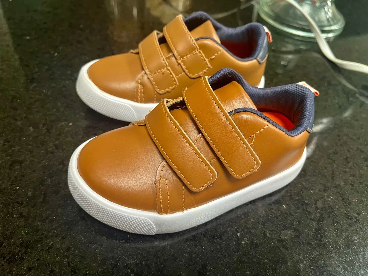 Tênis Infantil Marrom - Tamanho 23 - Foto 3