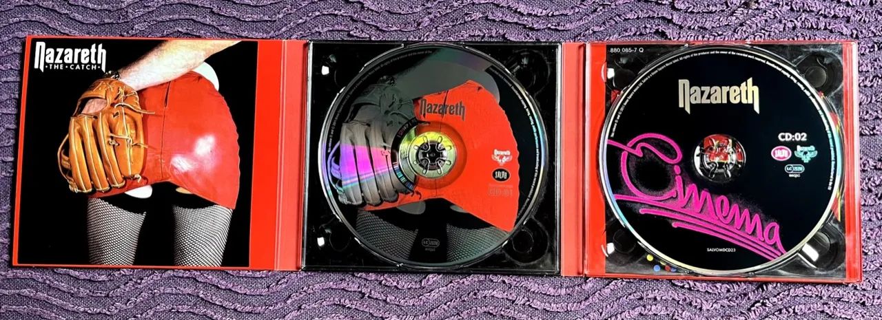 Nazareth - The Catch / Cinema - 2 CD Box Salvo Bonus Tracks 27