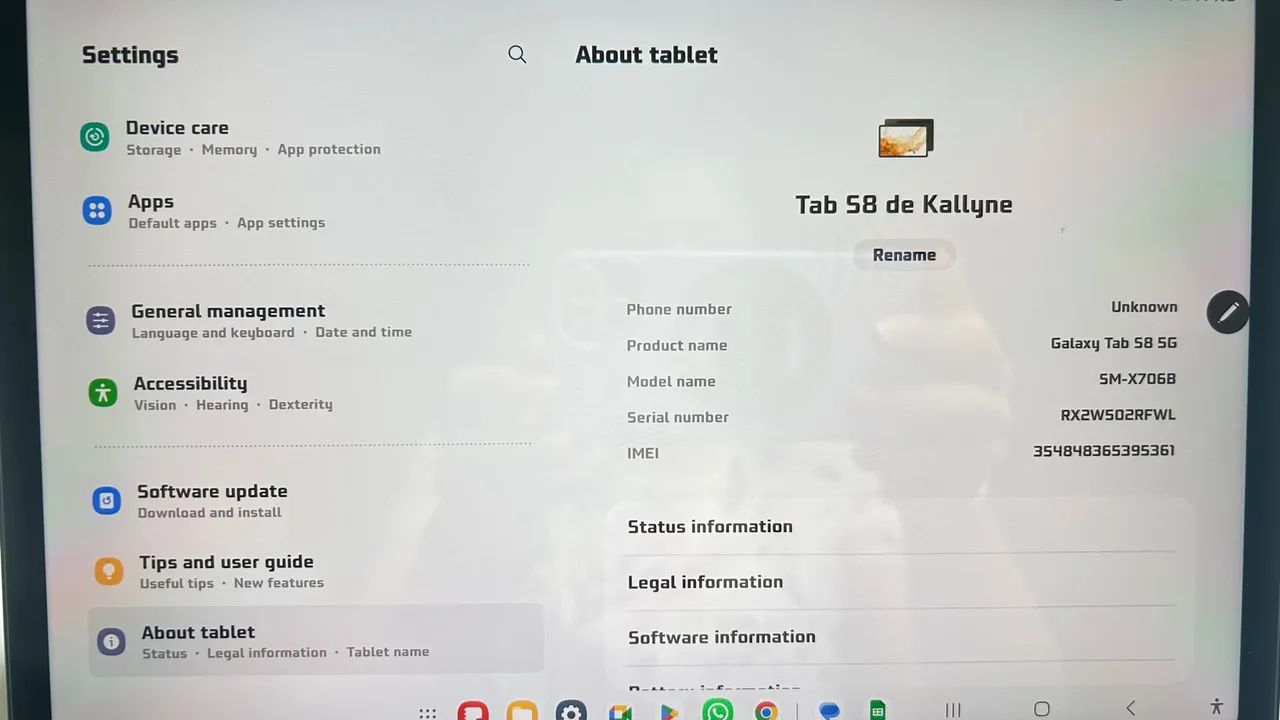 Tablet Samsung Galaxy Tab S8 - Foto 2