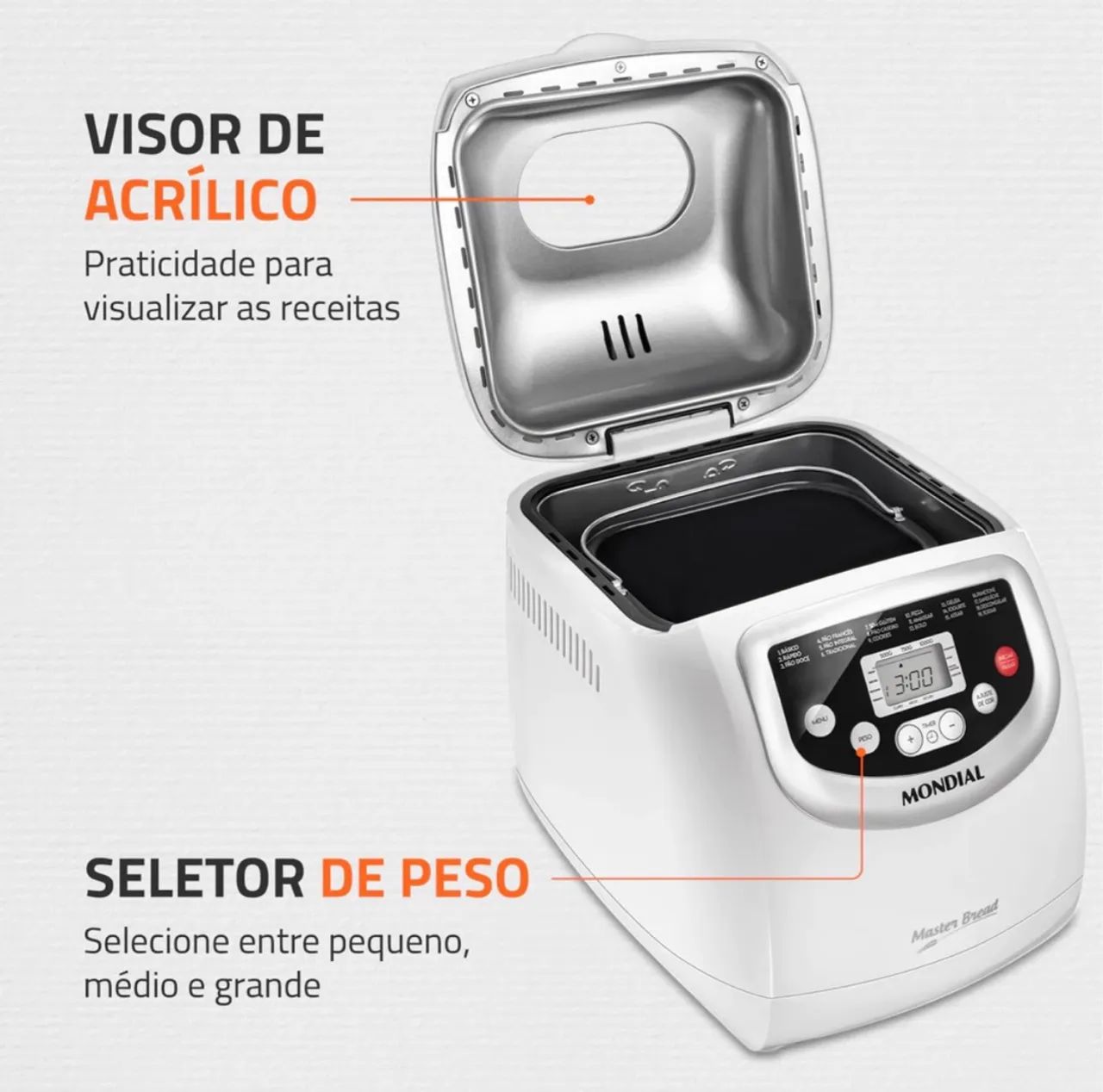 Panificadora Mondial Master Bread - Foto 4