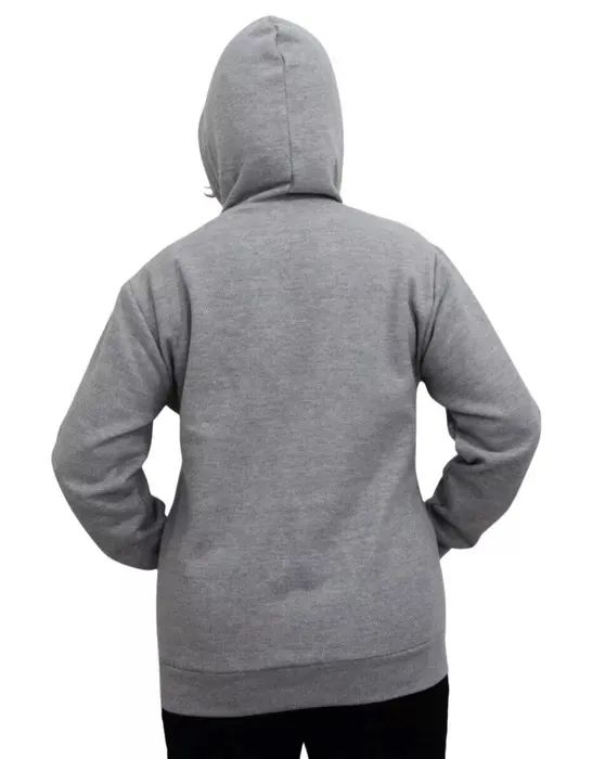 Blusa de Moletom Feminina com Capuz Grossa - Algodão - Felpada - Foto 4