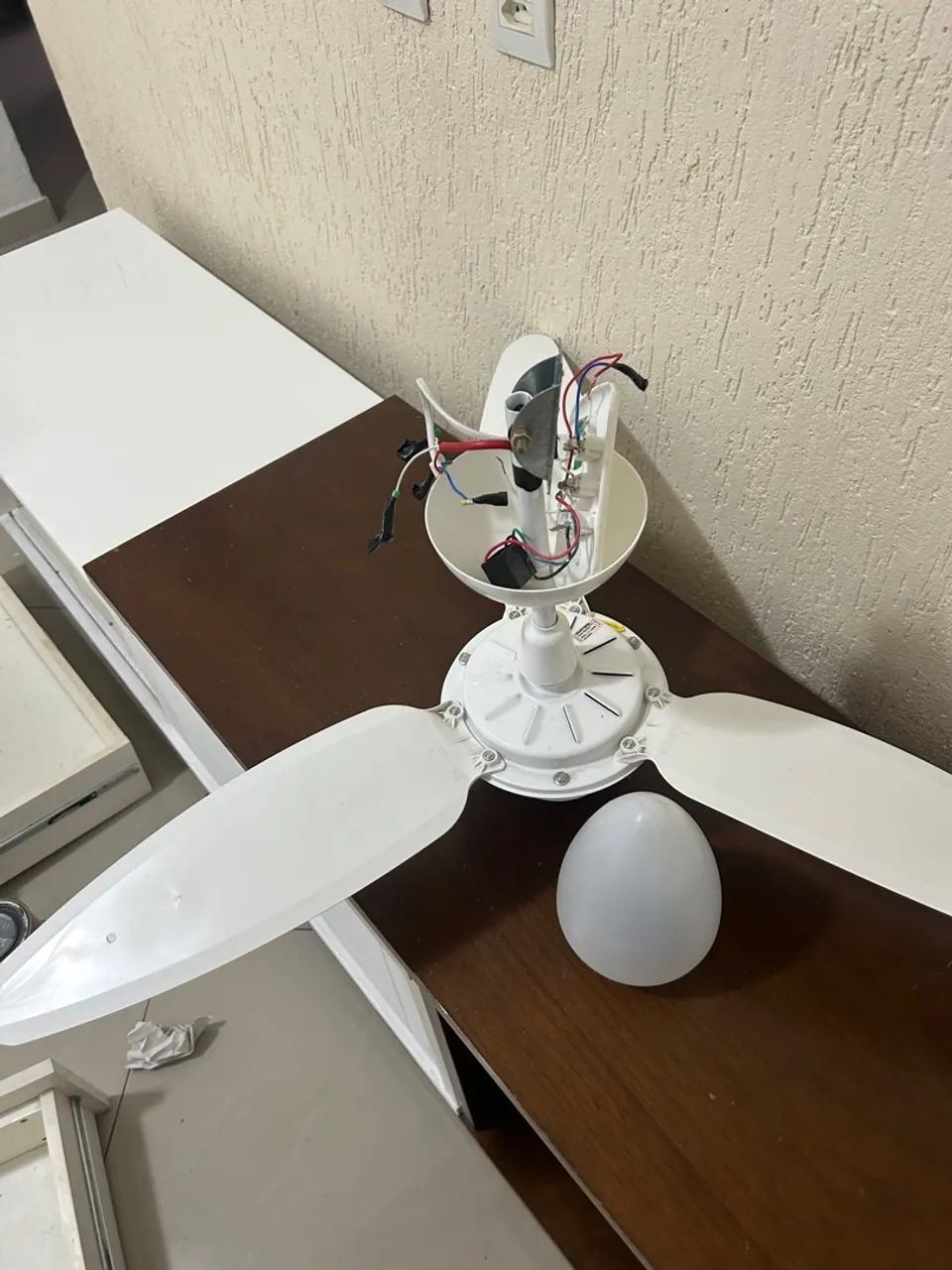 Ventilador de Teto Wind 3 Pás Branco Injetado - Foto 2