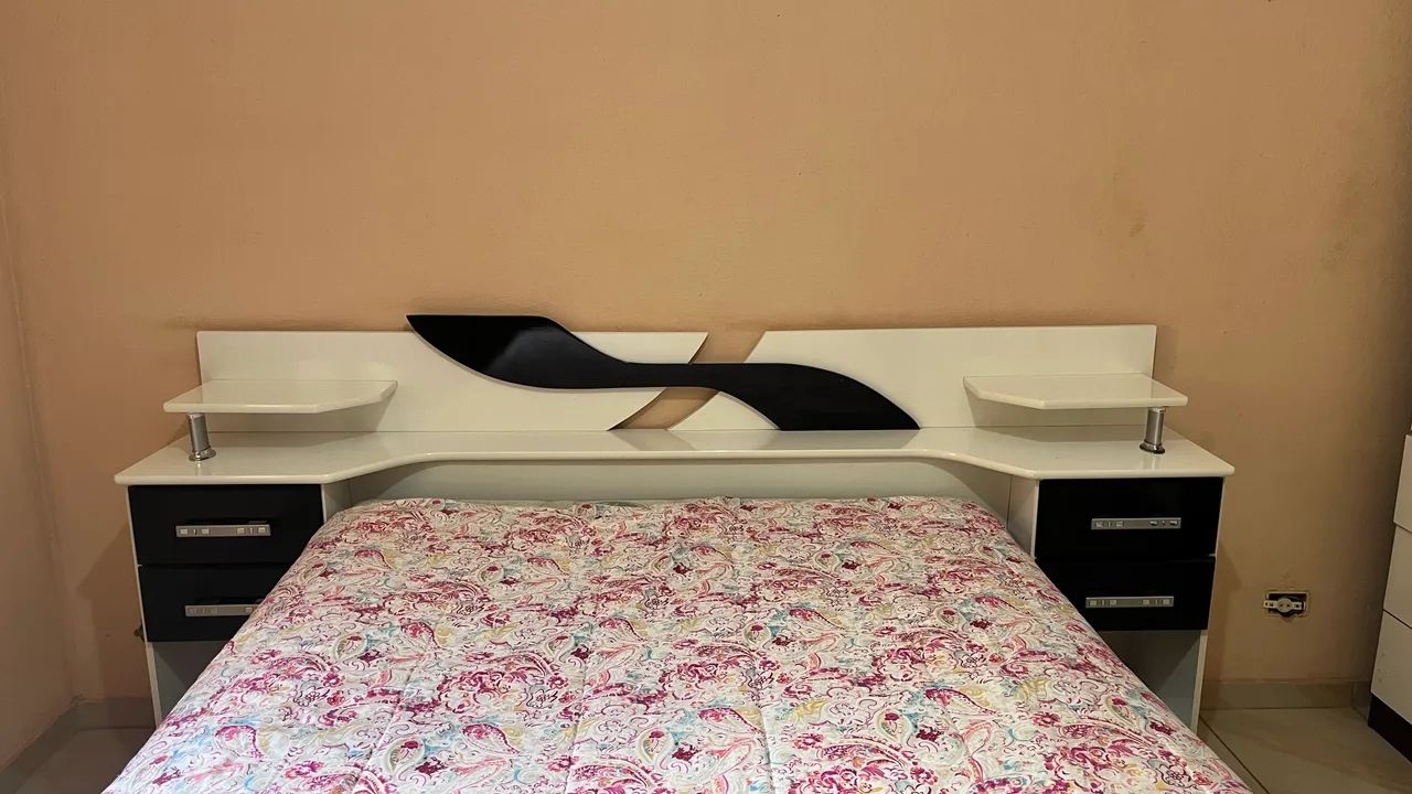 Cabeceira Cama de Casal - Com 4 gavetas 